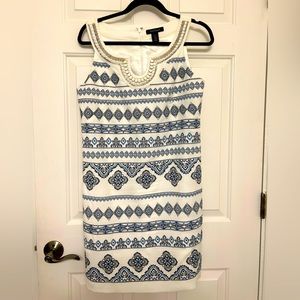 WHBM embroidered dress
